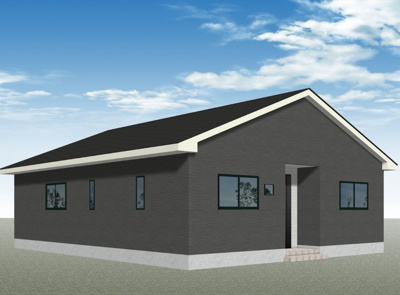 【外観】 | 神栖市大野原中央3号棟 | 完成イメージです。