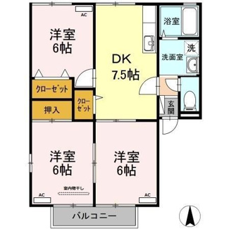 【間取り】 | サンヴェール　A