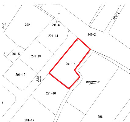 花巻市幸田１２地割　売地の土地図