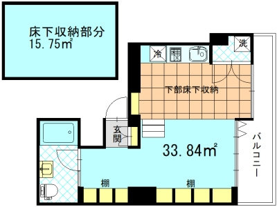 是空HORIKAWAの間取り