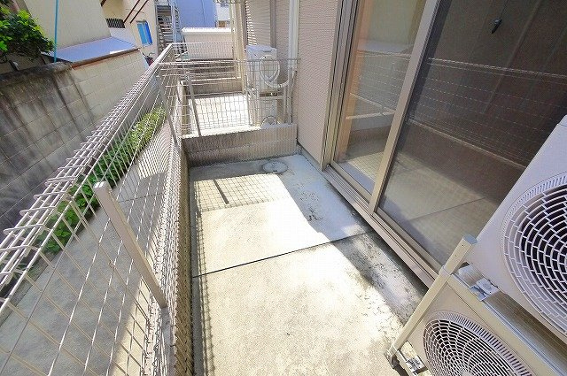 サンハイツ芝辻の庭|お庭の付いた物件です