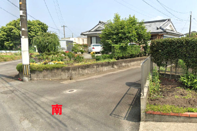 【外観】 | 売土地：五十町 | 旗竿地入口