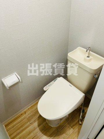 仲介手数料0円！コーポ第2法吉のトイレ