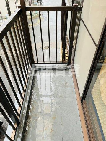 仲介手数料0円！コーポ第2法吉のバルコニー