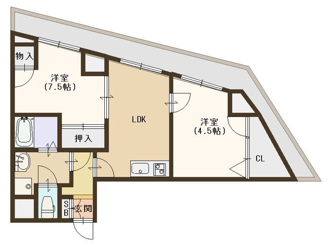 【間取り】 | DAIKOマンション