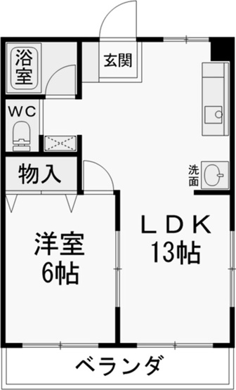【間取り】 | ロビンソンハイツ豊岡