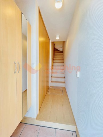 ディアコート合川 B棟の玄関|きれいな玄関です