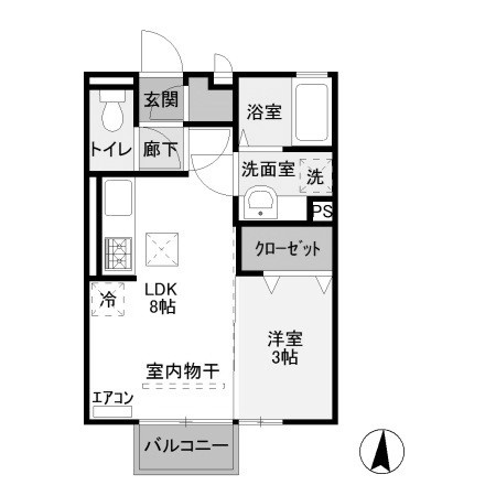 【間取り】 | ディアコートA