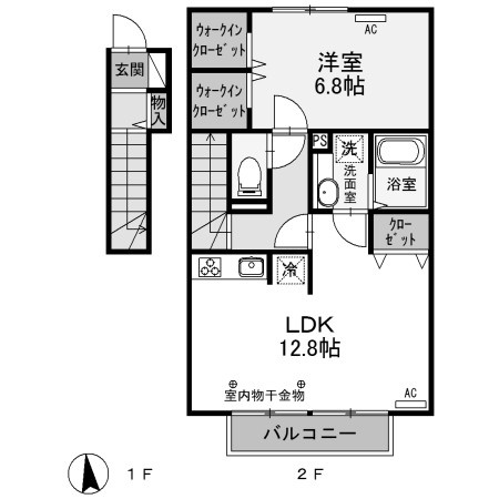 【間取り】 | ディアレスト桜
