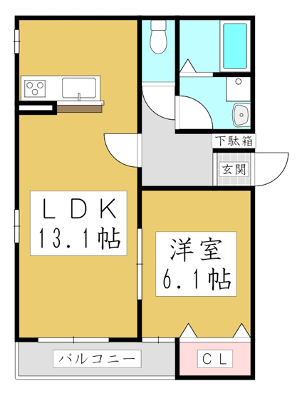 【間取り】 | ミルクリーク飯塚
