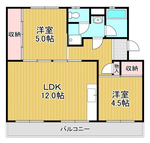 ヴィラナリー千代田1号棟の間取り