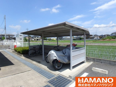 【その他共用部分】 | ソラボレＣ | 屋根付き駐輪場があります