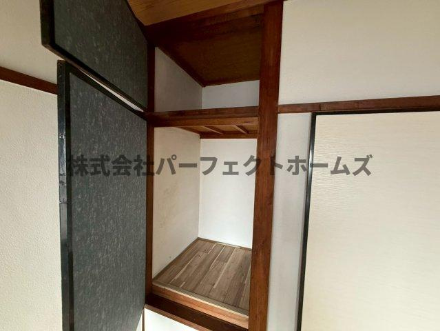 高倉1丁目テラスハウス　賃貸の収納|専用の収納スペースです