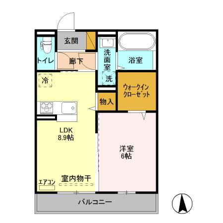 ゼピュロスみどりの C棟の間取り