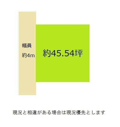 和歌山市園部土地の土地図