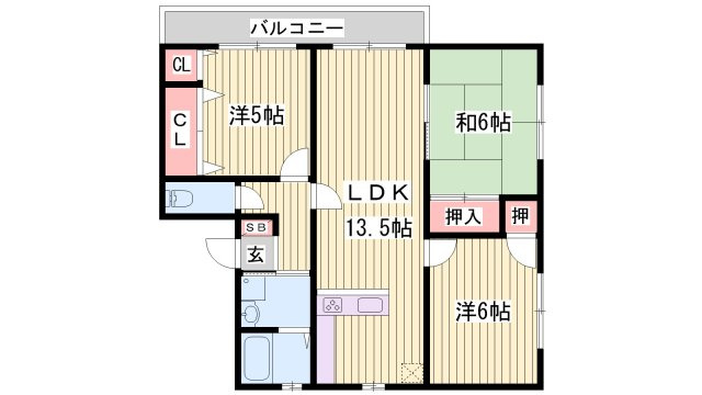 コーポエム・エヌ・中島の間取り