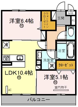 D-room五反田の間取り