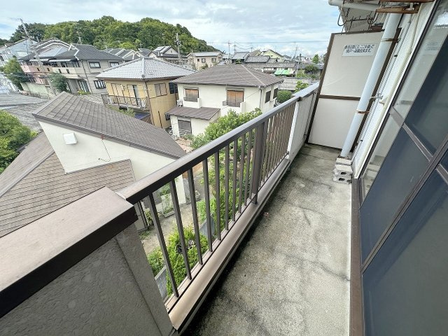 シティ赤坂のバルコニー