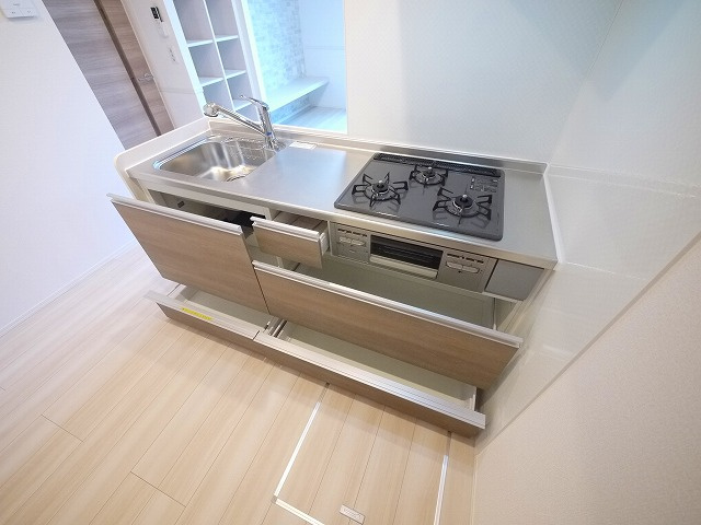 グレース北市のキッチン|キッチンでお料理をお楽しみください