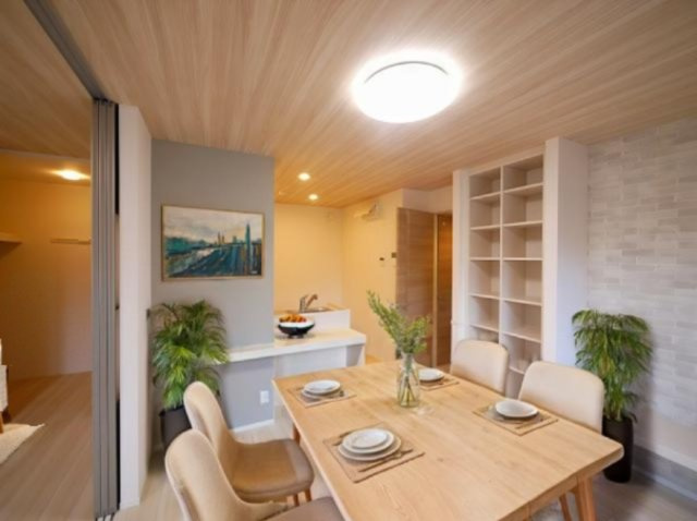 グレース北市の居間・リビング|CGで家具等を配置したもので家具棟は含まれません。