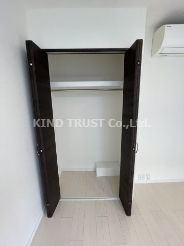 ラムール西天満の収納|専用の収納スペースです