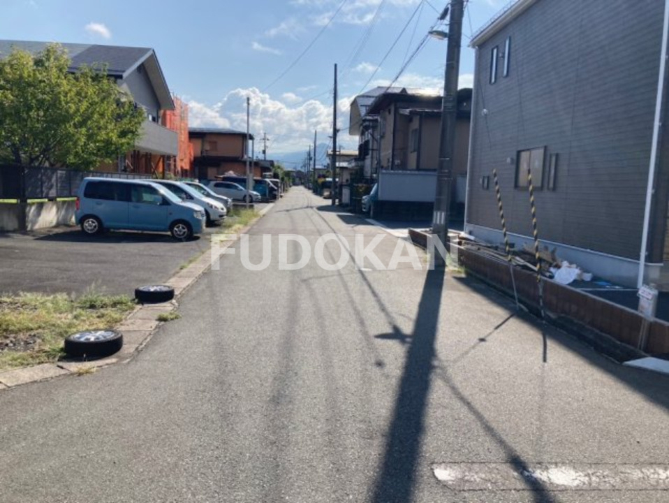 山形市あかねケ丘建売住宅第2【3号棟】の前面道路含む現地写真|前面道路になります。