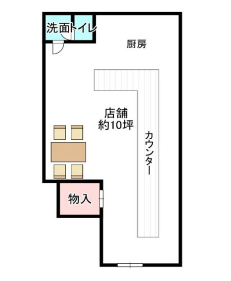 【間取り】 | 甲南町3丁目貸店舗