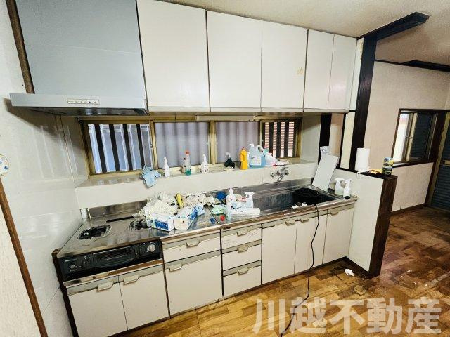 中2階のあるゆったり４LDKのキッチン|お料理しやすいキッチンです