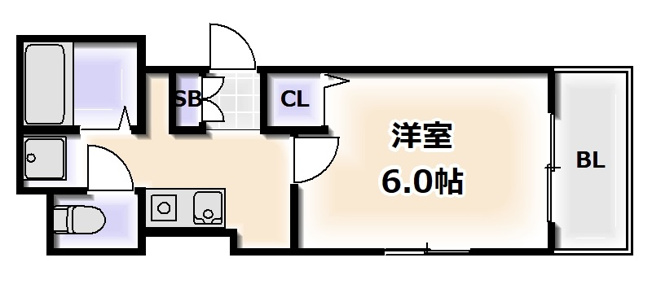 【間取り】 | レフィナード恵美須