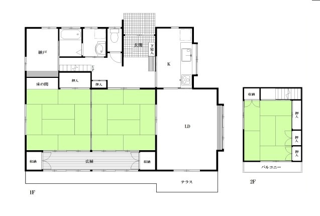 坂戸市にっさい花みず木中古戸建の間取り