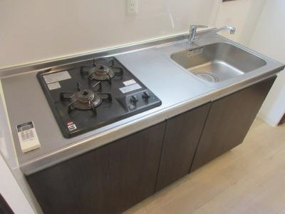グランレブリー太秦天神川のキッチン|２口ガスキッチン