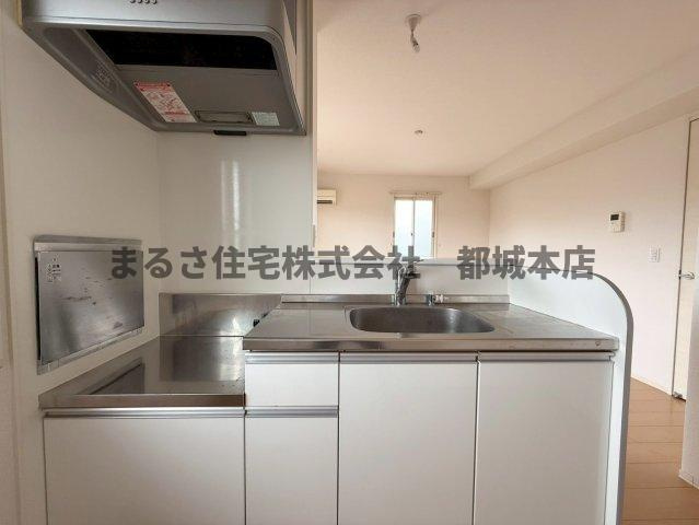 セジュール楽楽 のキッチン|２階の写真です