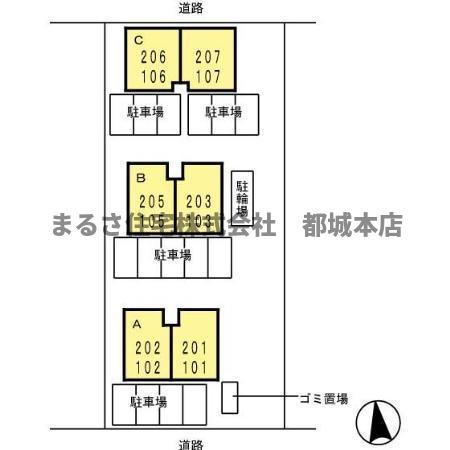 セジュール楽楽 の区画図