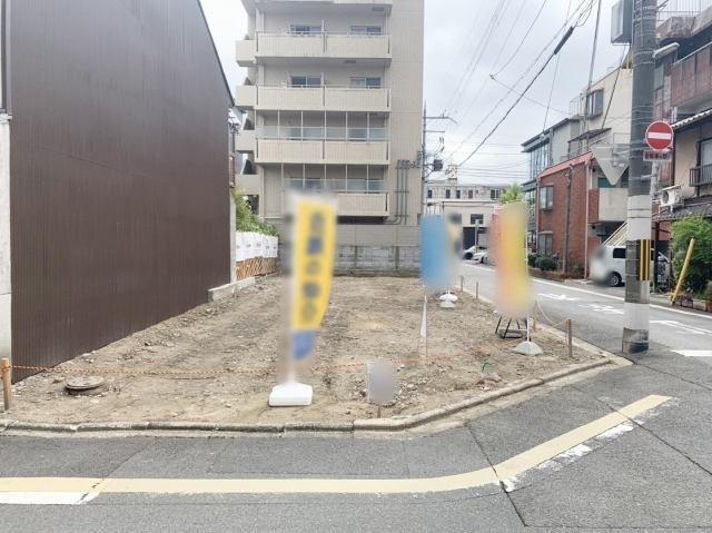 西ノ京銅駝町【3区画】1号地　条件無土地の前面道路含む現地写真