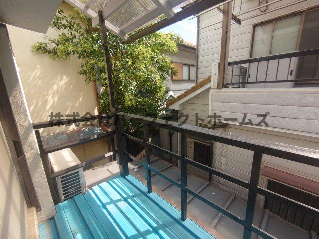 渚元町戸建　賃貸のバルコニー|陽当たり良好なバルコニーです