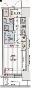 【間取り】 | エステムコート阿波座プレミアム