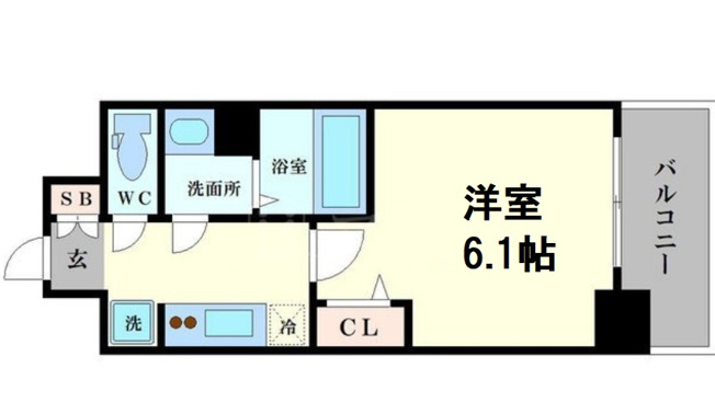【間取り】 | ララプレイス難波メティス