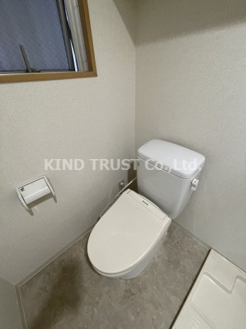 ラ・メゾンさくらⅡのトイレ|コンパクトで使いやすいトイレです