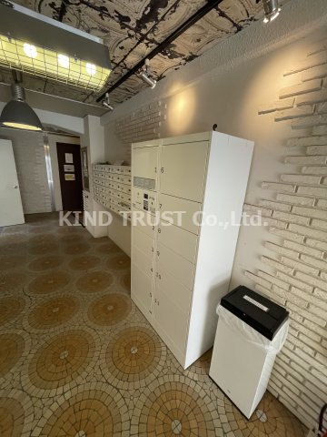 大淀ハイツのロビー|清潔なロビーです