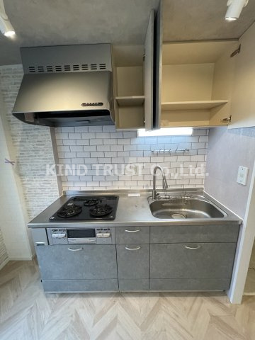 大淀ハイツのキッチン|使いやすいキッチンです