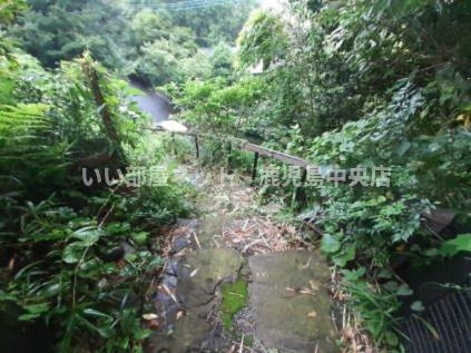 敷地入り口階段