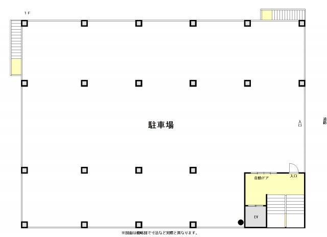 【間取り】 | 群馬県沼田市下久屋町 2700万 店舗（3階建) | 1Ｆ
