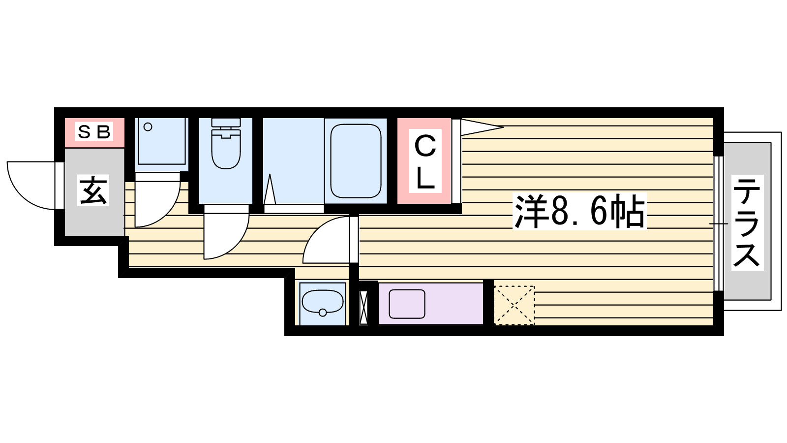 メゾンみおの間取り