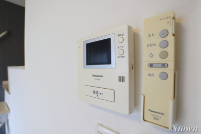 【セキュリティ】 | グランコンフォール米野Ⅳ | モニター付きインターホンです