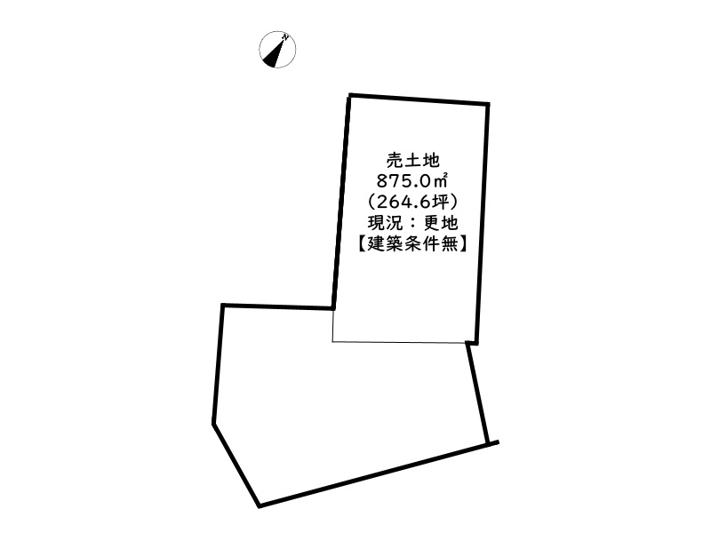 姫路市飾磨区西浜町1丁目／売土地の土地図