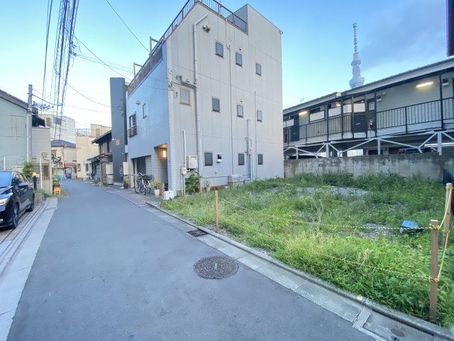 墨田区向島５丁目　条件なし売地の外観