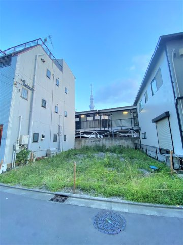 墨田区向島５丁目　条件なし売地の外観