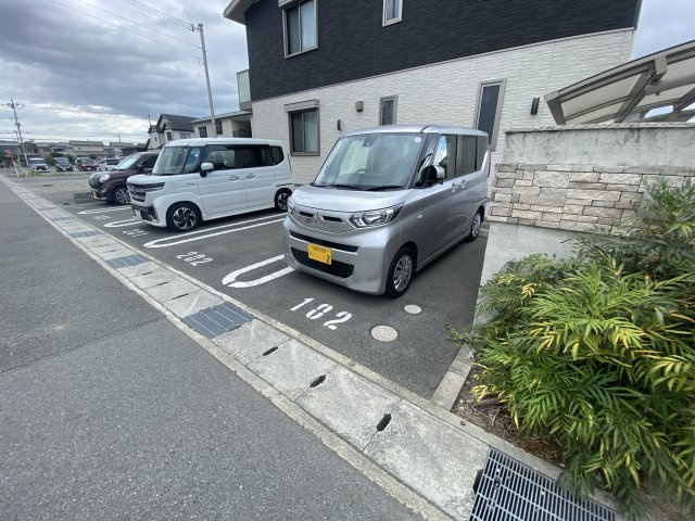 シャモニーの駐車場