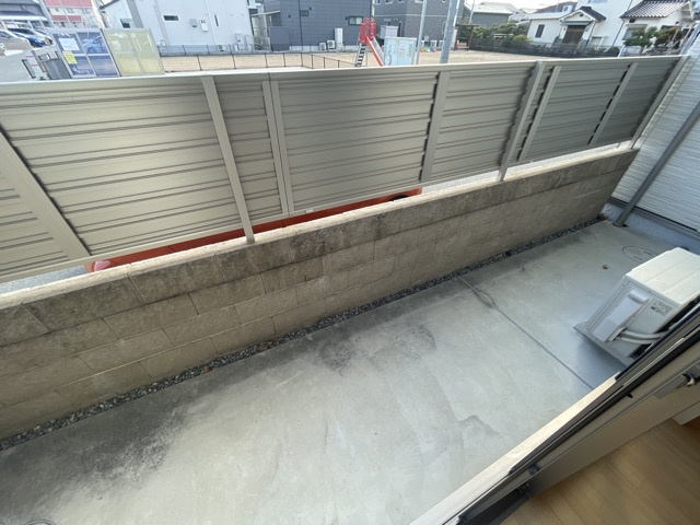 プレジールのバルコニー