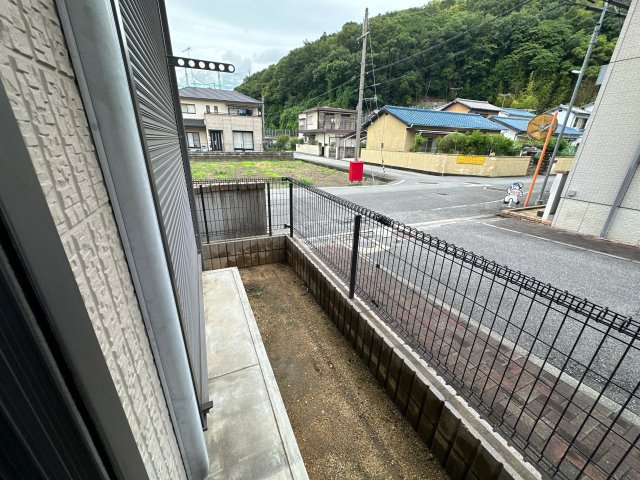 メイプルタウンⅡ　Ａ棟のバルコニー